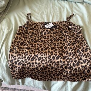Leopard Print Camisole Top
